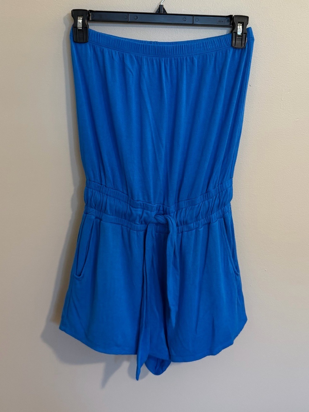 Lucky Brand Swim Strapless Blue Romper - Picture 3 of 8